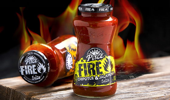 Pace Fire Salsa Food Package Design