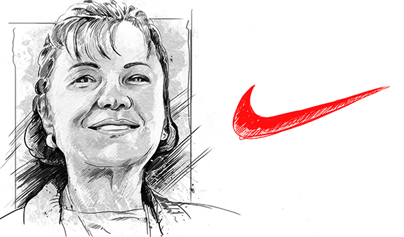 Carolyn Davidson and the Nike Logo Design