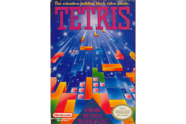 Tetris Video Game Packaging